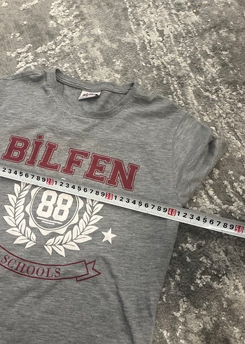 Bilfen okulKız Çocuk Gri Kısa Kollu Baskılı Tişört - Görsel 4