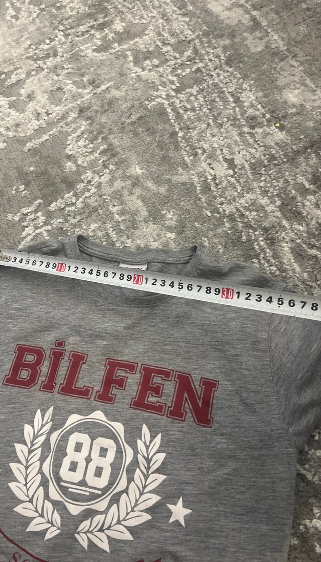 Bilfen okulKız Çocuk Gri Kısa Kollu Baskılı Tişört - Görsel 5