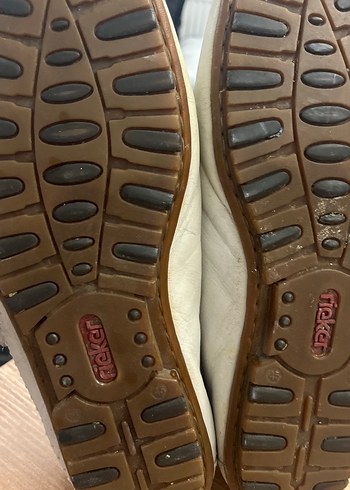 Ricker markaBeyaz Deri Erkek Özel Ayakkabı - Görsel 4