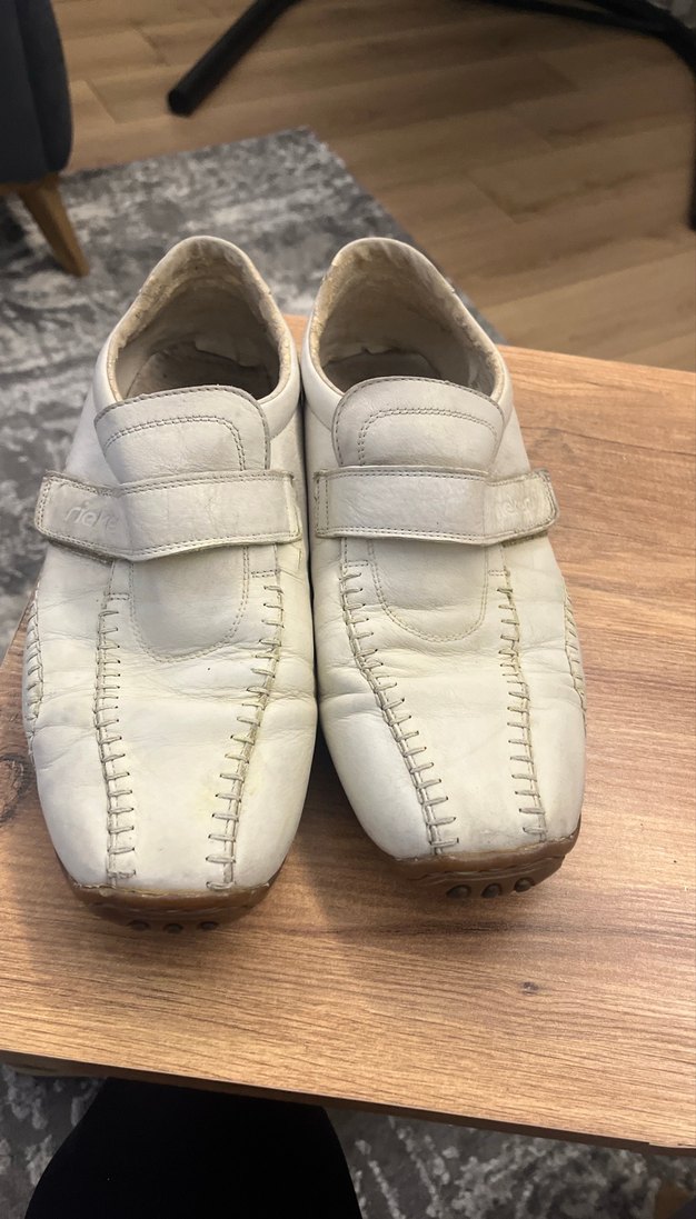 Ricker markaBeyaz Deri Erkek Özel Ayakkabı - Görsel 2