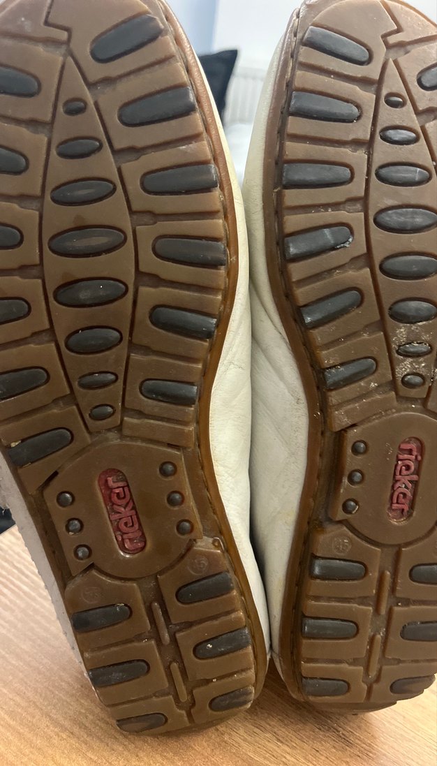 Ricker markaBeyaz Deri Erkek Özel Ayakkabı - Görsel 4