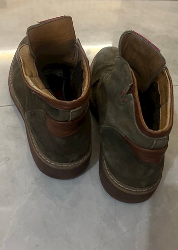 Yeşil Süet Erkek Bot, Tokalı - Görsel 4