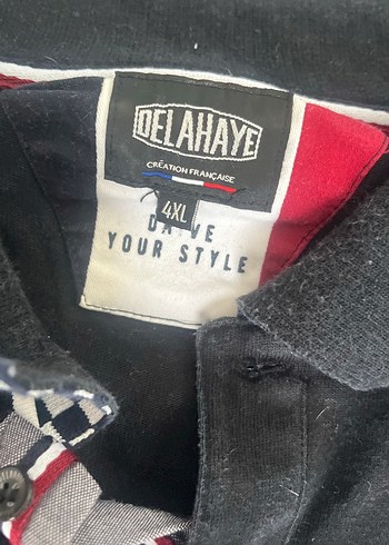 Erkek Siyah Uzun Kollu Polo Tişört - Görsel 3