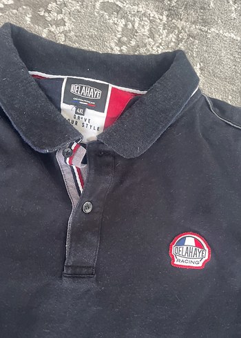 Erkek Siyah Uzun Kollu Polo Tişört - Görsel 2