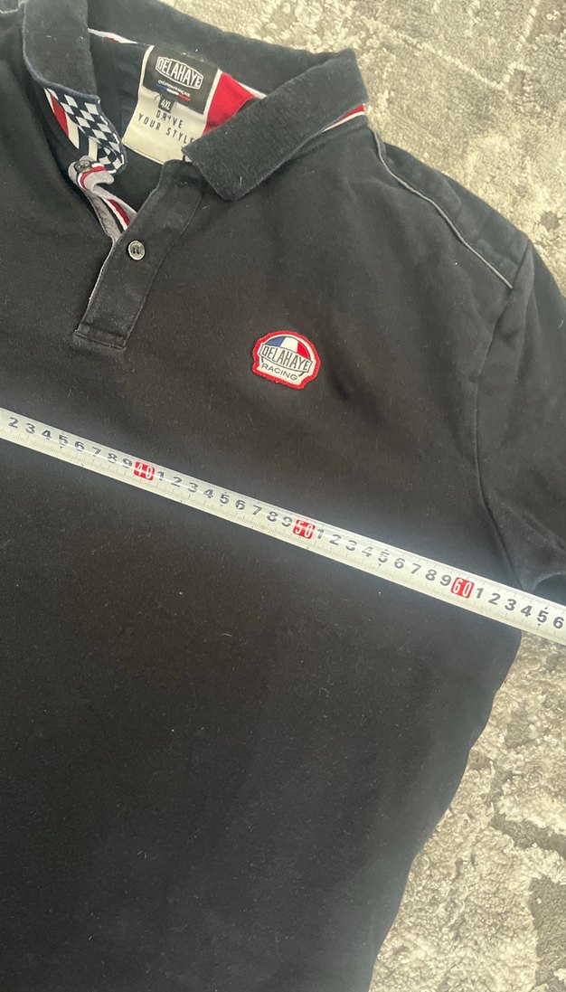 Erkek Siyah Uzun Kollu Polo Tişört - Görsel 5