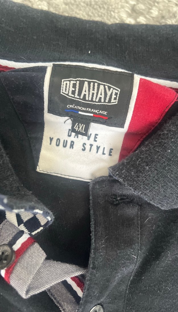 Erkek Siyah Uzun Kollu Polo Tişört - Görsel 3