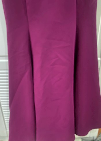 Bordo Dantelli Uzun Abiye Elbise - Görsel 3