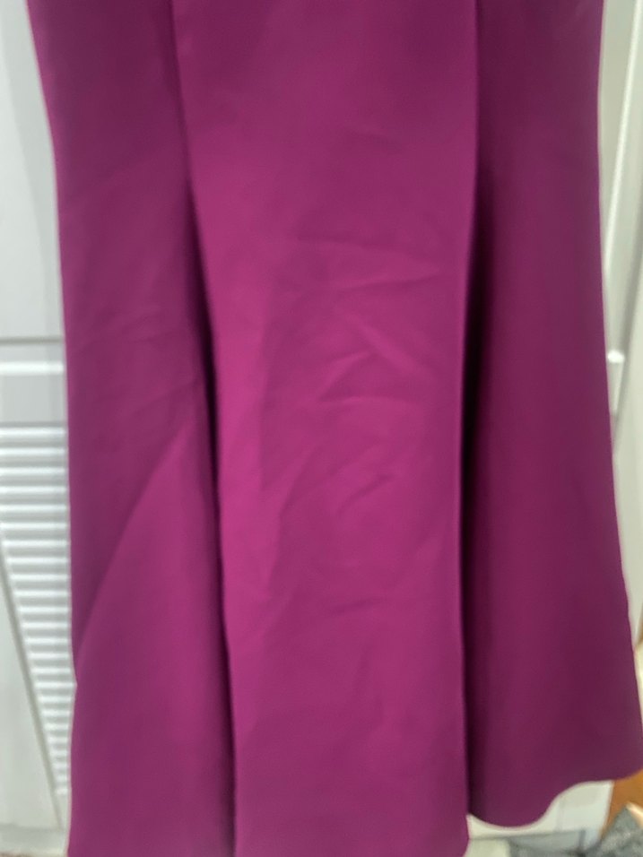 Bordo Dantelli Uzun Abiye Elbise - Görsel 3