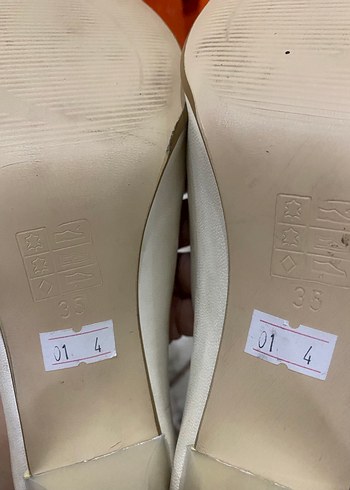 Bej Yılan Desenli Kemerli Dolgu Topuklu Kadın Ayakkabı - Görsel 2