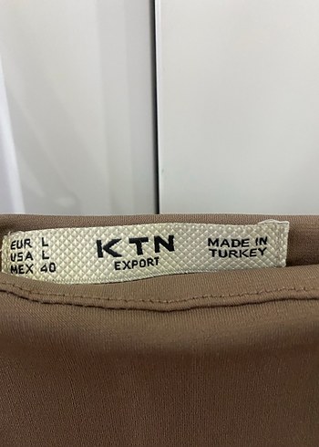 Gül kurusu Uzun İp Askılı Saten Elbise - Görsel 3