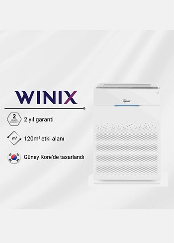 Diğer Winix Beyaz ve Gri Hava Temizleyici ve Nemlendirici
