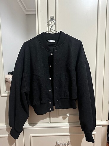 Zara siyah bomber ceket