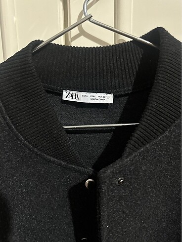 l Beden Zara siyah bomber ceket