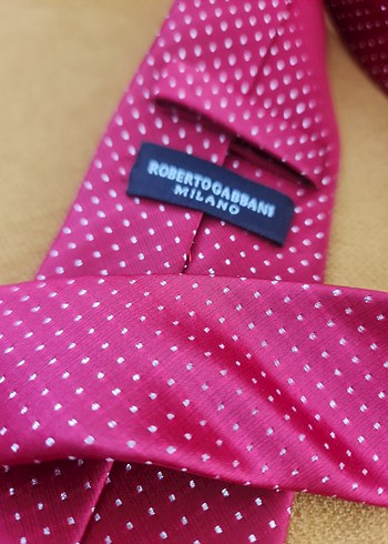 Kırmızı Puantiyeli İtalyan Erkek Kravat - Görsel 2