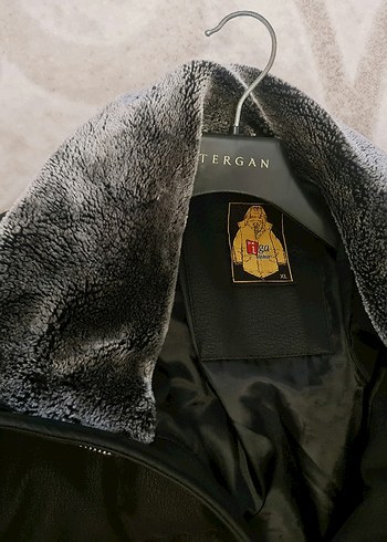 Siyah Kışlık Kürklü Mont L/XL İhraç ürünü - Görsel 5