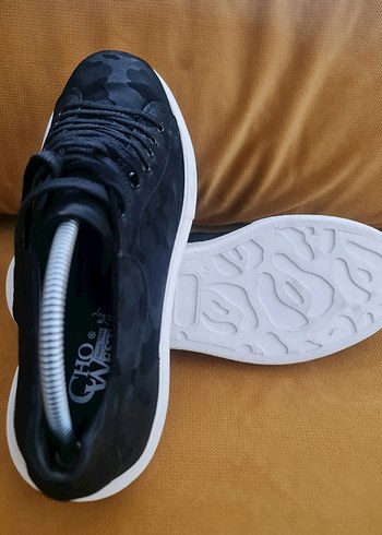 Erkek Siyah Kamuflaj Spor Ayakkabı 41 - Görsel 2