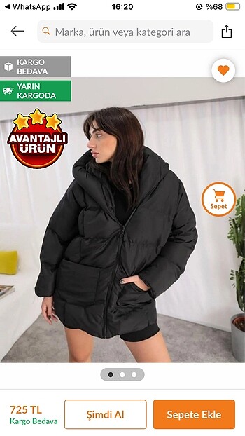 Diğer Trendyol yarasa şişme oversize mont