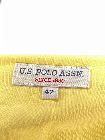42 Beden sarı Renk U.S Polo Assn. Gömlek %70 İndirimli.