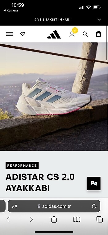 Adidas Adidas orijinal koşu ayakkabısı Adistar CS 2 w