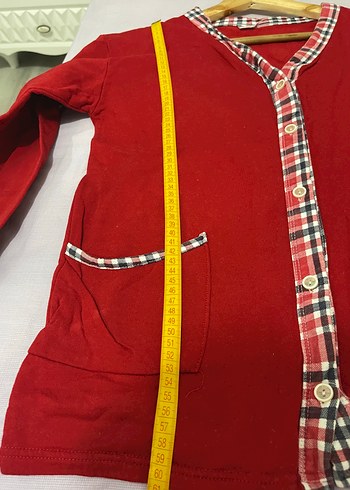xl Beden Kırmızı Uzun Kollu Rahat Kadın Pijama Takımı