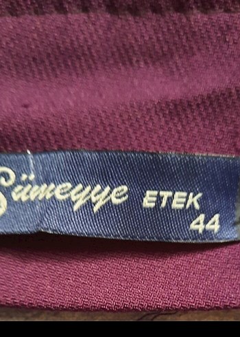 44 Beden bordo Renk mor Etek