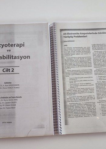 Fizyoterapi ve rehabilitasyon Cilt 2 Kitap