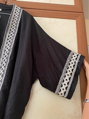 l Beden siyah Renk Kimono