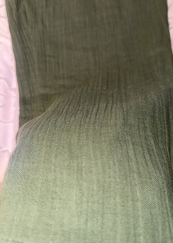 Yeşil Bol Kesim Müslüm Kadın Pantolon - Görsel 3