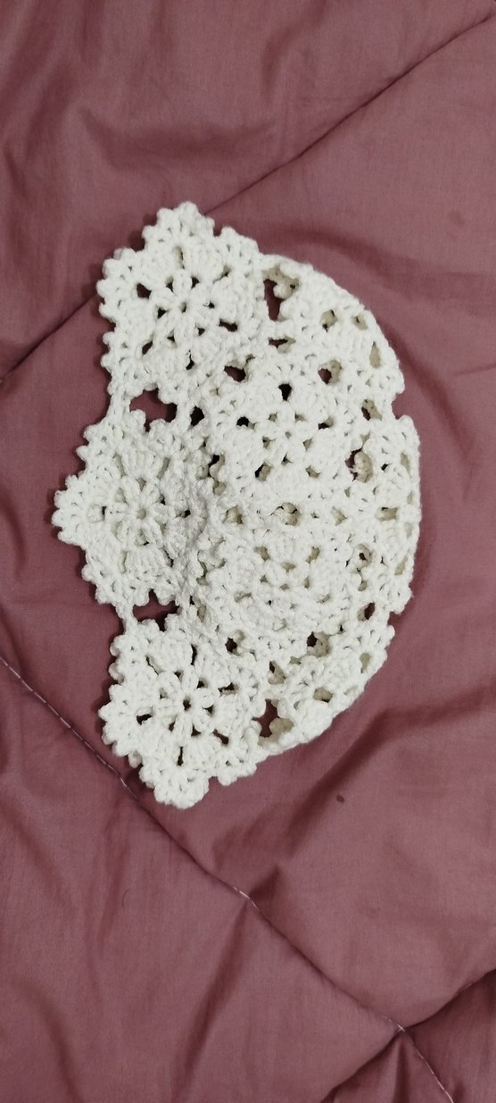 Dantel Örgü Bohem Saç Aksesuarı - Görsel 4