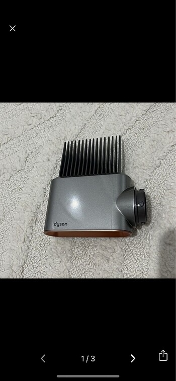 Dyson geniş dişli tarak