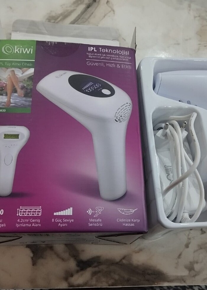 Kiwi IPL ev tipi lazer epilasyon - Görsel 4