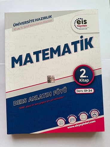 Matematik Eis Yayınları Ders Anlatım Föyü 2.Kitap