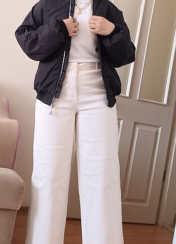 LCW EKRU PANTOLON 40 beden (kalıp: Loose fit )