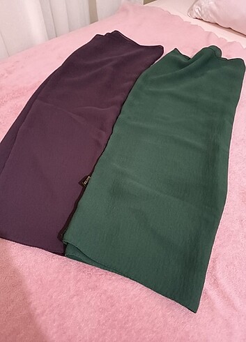 ŞİFON ŞALLAR ( MOR VE YEŞİL) 