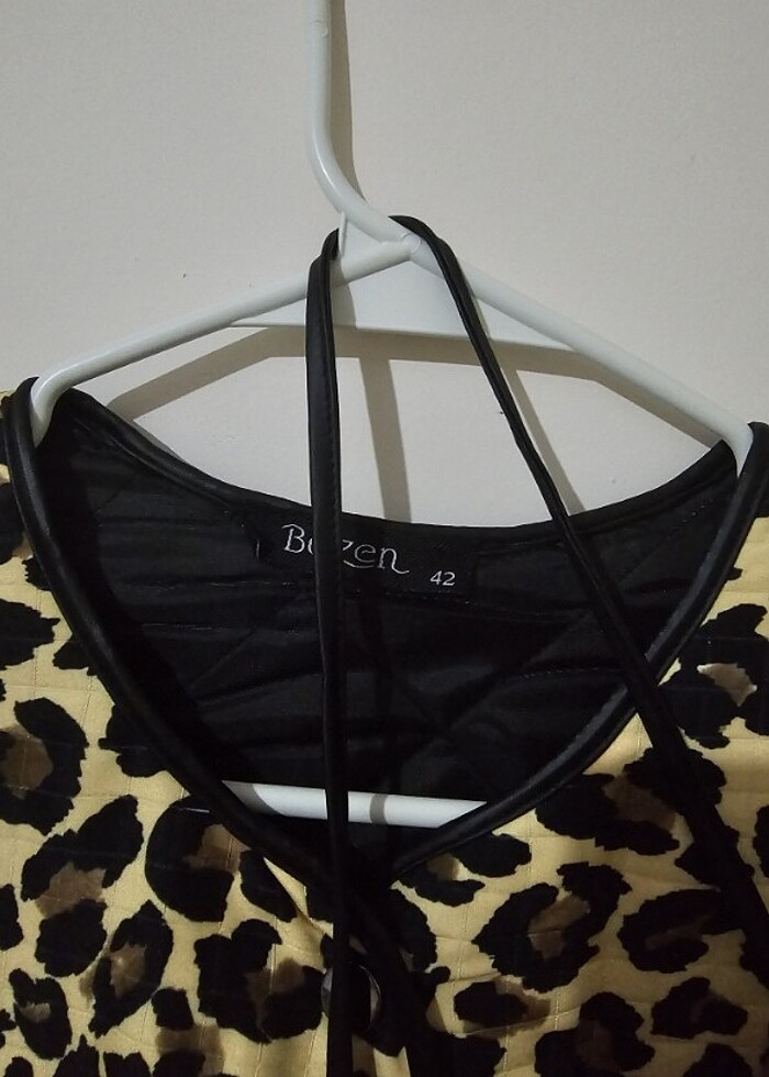 Leopar Desenli Ceket - Görsel 4