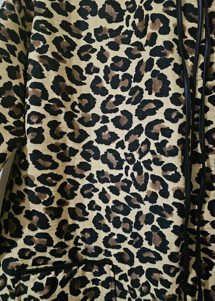 Leopar Desenli Ceket - Görsel 2