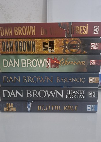 Dan Brown Roman Seti - 6 Kitap