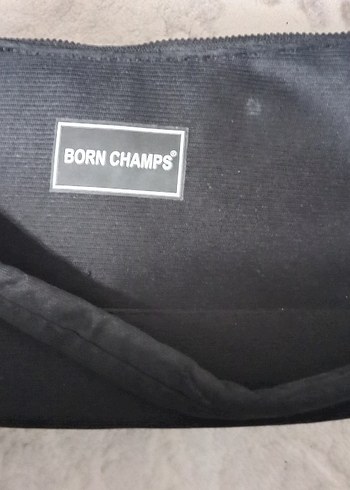 Born Champs Siyah Baskılı Kol Çantası