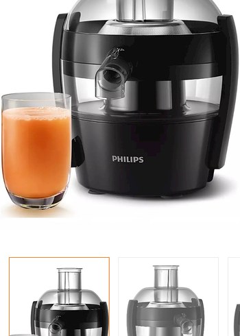 Philips Siyah Katı Meyve Sıkacağı