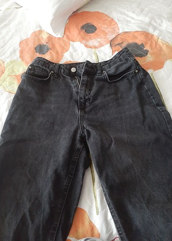 Siyah mom jeans