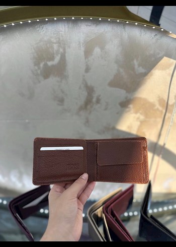 Kahverengi Minimalist Erkek Cüzdanı - Görsel 2