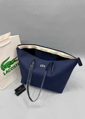 Lacoste Lacoste Mavi Fermuarlı Kadın Çanta
