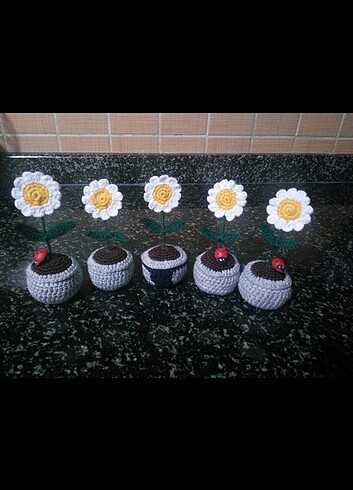 Amigurumi Örgü Saksılar