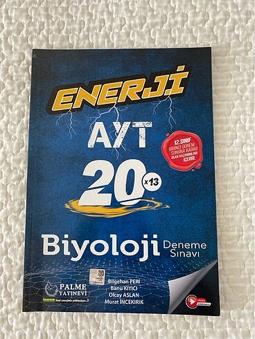 Palme Yayınları Ayt Biyoloji Denemesi(özel içerik)