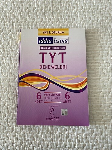 Karekök Yayınları İddialısına Tyt Denemeleri(çözümlü)