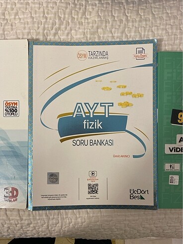 Beden VIP Fizik Ayt Kampı/ 345 Ayt Fizik Soru Bankası/ 3D Ayt Fizik So