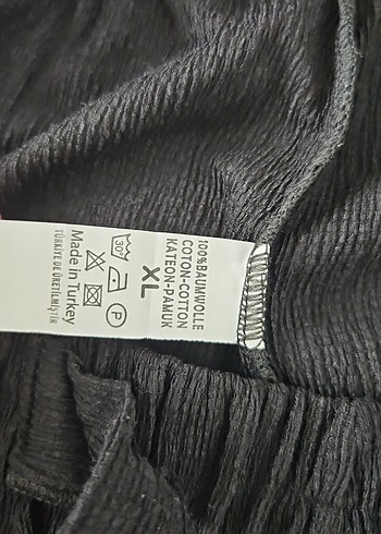 siyah renk salaş kesim kadın pantolon - Görsel 3