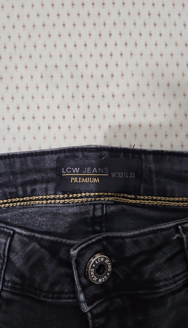 Siyah Skinny Fit Erkek Kot Pantolon - Görsel 3