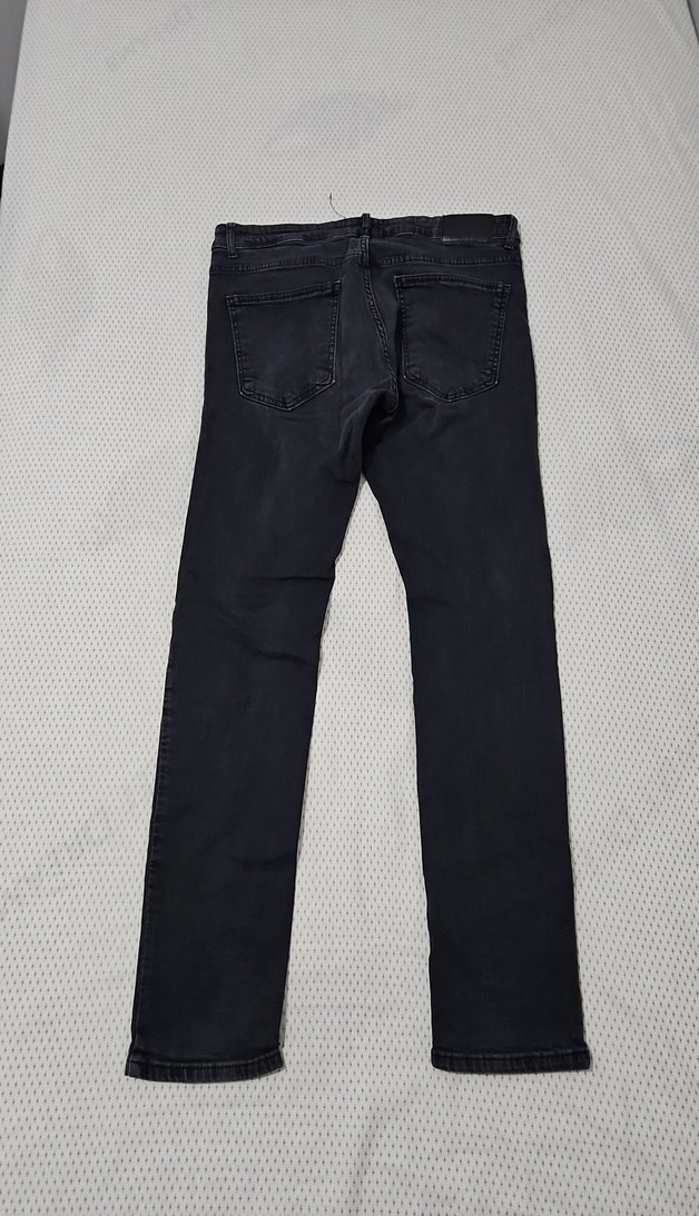 Siyah Skinny Fit Erkek Kot Pantolon - Görsel 2