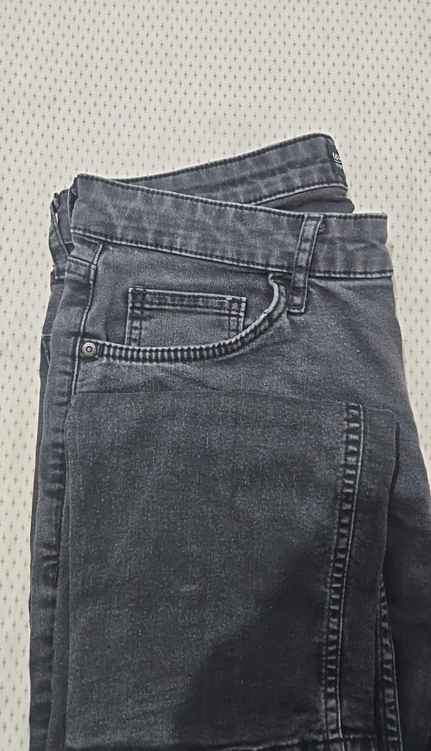 Siyah Regular Fit Erkek Kot Pantolon - Görsel 5